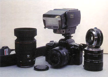 Наиболее подходящими для фотографирования в полевых условиях считаются 35-миллиметровые камеры TTL с встроенным экспонометром